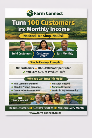 Farm Connect Agent network flyer