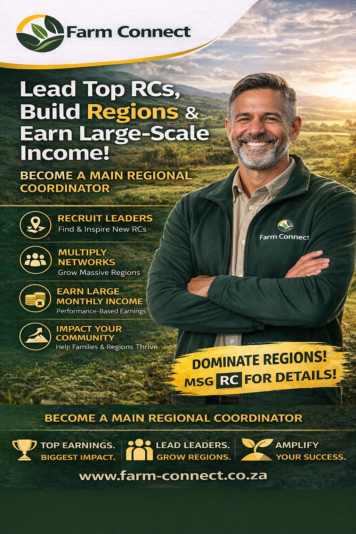 Become a Main RC regional leader with Farm Connect